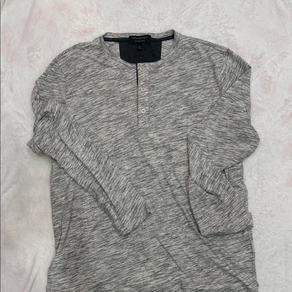 Banana Republic Dark Gray Moisture Wicking Shirt